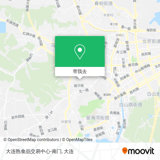 大连熟食品交易中心-南门地图