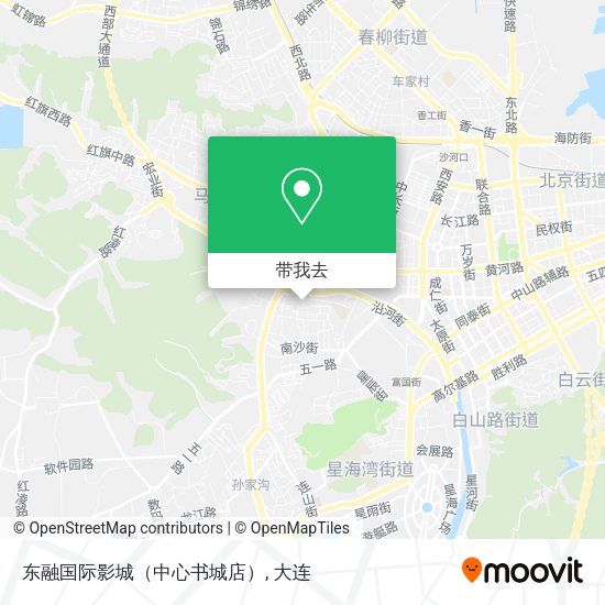 东融国际影城（中心书城店）地图