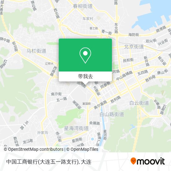 中国工商银行(大连五一路支行)地图