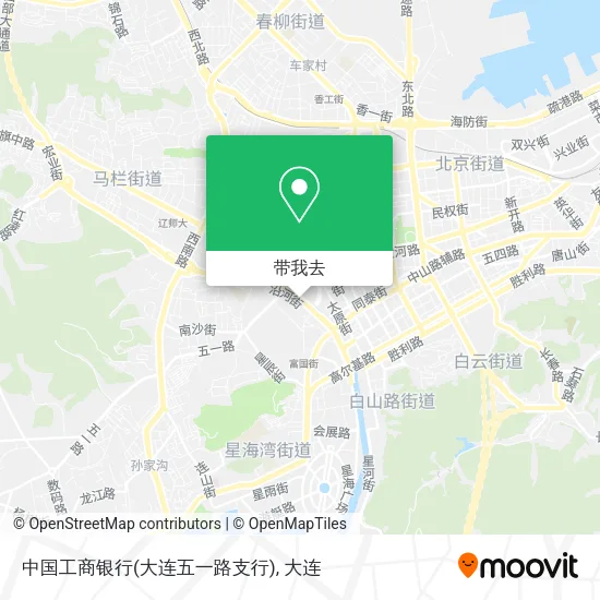 中国工商银行(大连五一路支行)地图