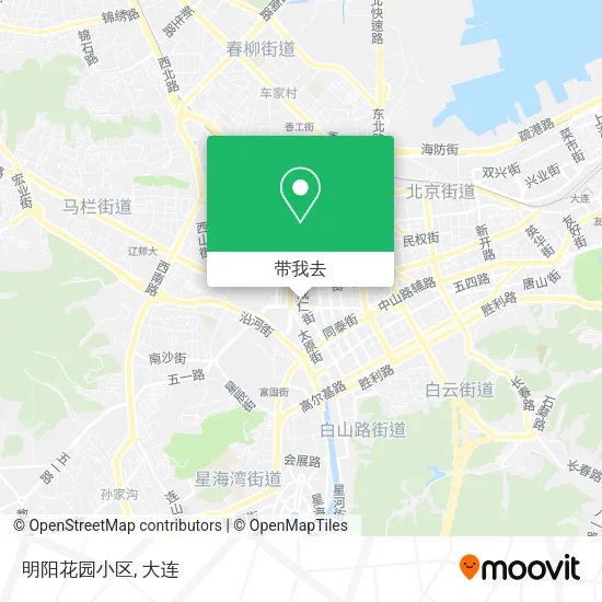 明阳花园小区地图