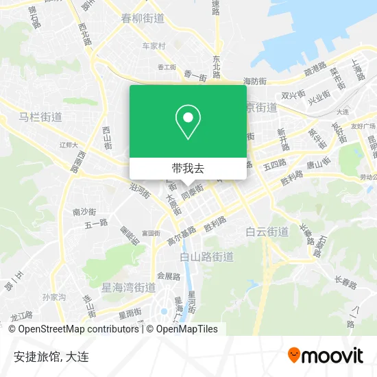 安捷旅馆地图