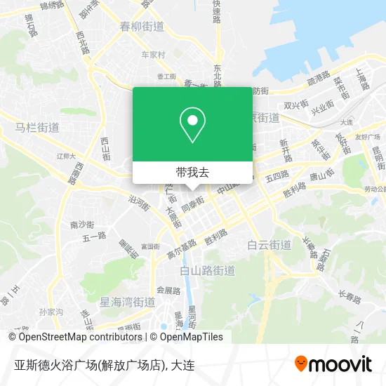 亚斯德火浴广场(解放广场店)地图