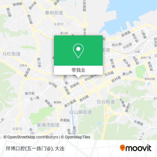 拜博口腔(五一路门诊)地图