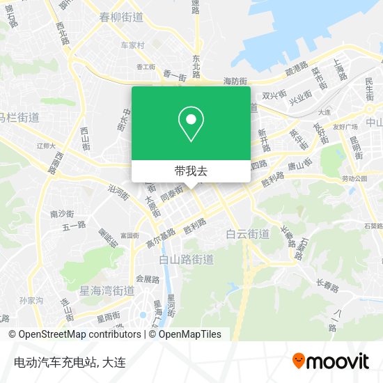 电动汽车充电站地图