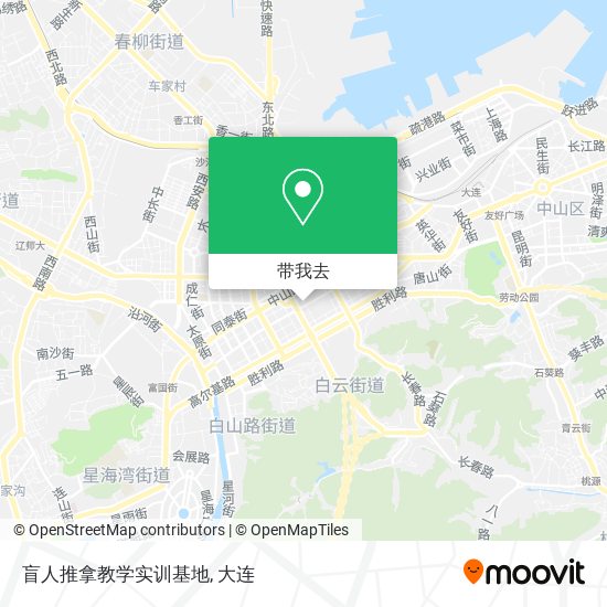 盲人推拿教学实训基地地图