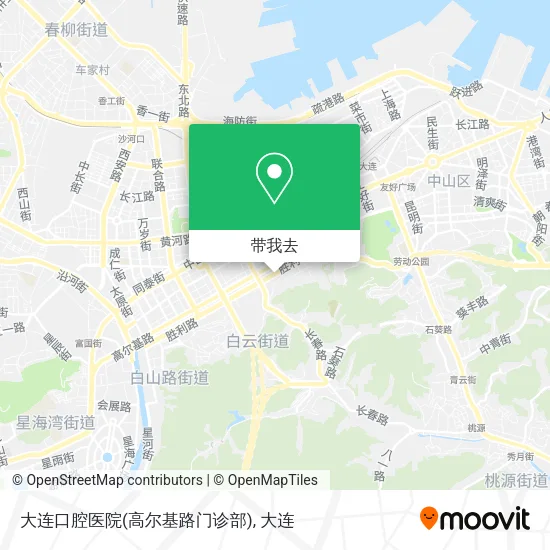 大连口腔医院(高尔基路门诊部)地图
