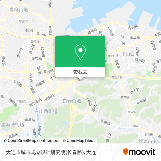 大连市城市规划设计研究院(长春路)地图