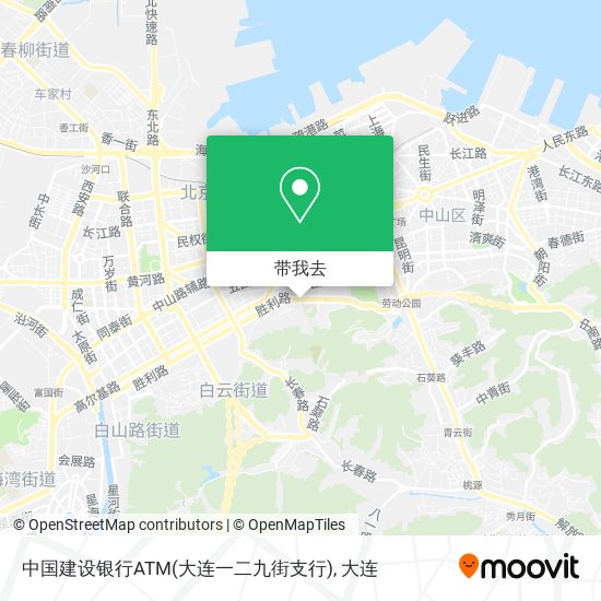 中国建设银行ATM(大连一二九街支行)地图