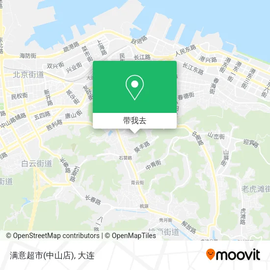 满意超市(中山店)地图