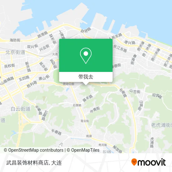 武昌装饰材料商店地图