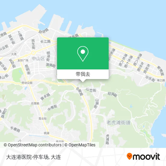 大连港医院-停车场地图