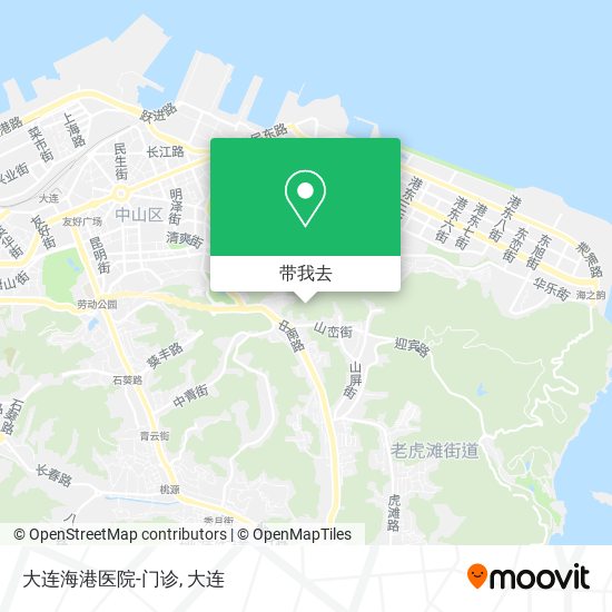 大连海港医院-门诊地图