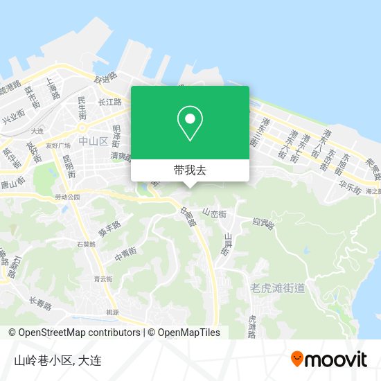 山岭巷小区地图