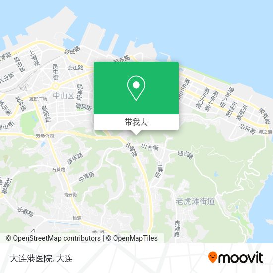 大连港医院地图