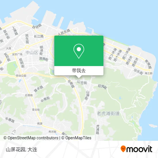 山屏花园地图