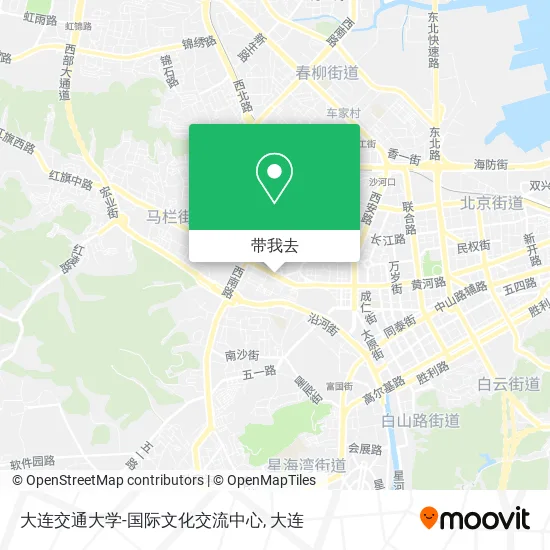 大连交通大学-国际文化交流中心地图