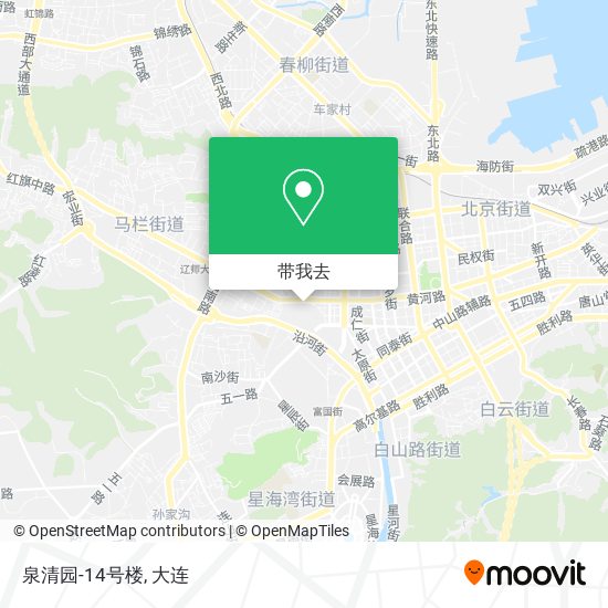 泉清园-14号楼地图