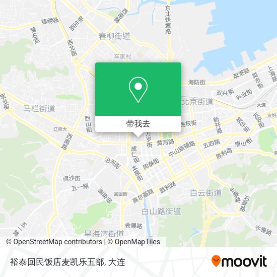 裕泰回民饭店麦凯乐五部地图