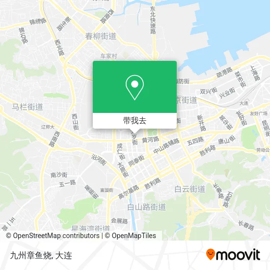 九州章鱼烧地图