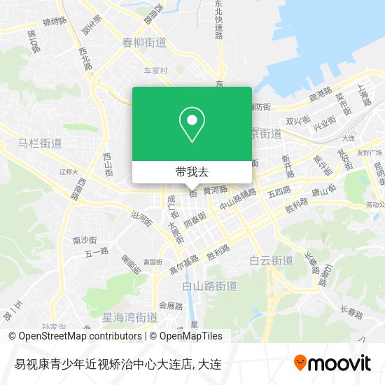 易视康青少年近视矫治中心大连店地图