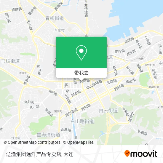 辽渔集团远洋产品专卖店地图