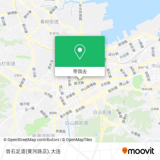 曾石足道(黄河路店)地图
