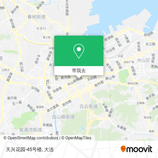 天兴花园-45号楼地图