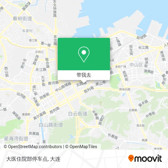 大医住院部停车点地图