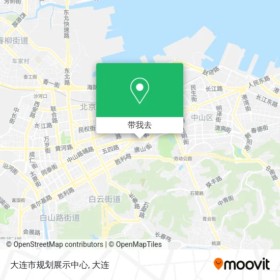 大连市规划展示中心地图