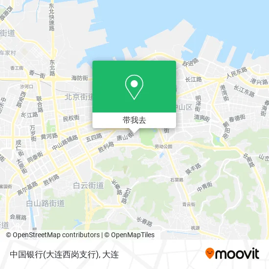 中国银行(大连西岗支行)地图