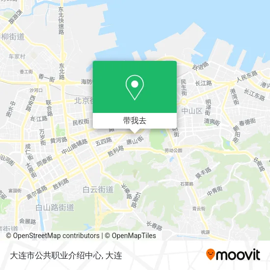 大连市公共职业介绍中心地图