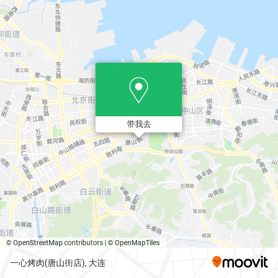 一心烤肉(唐山街店)地图