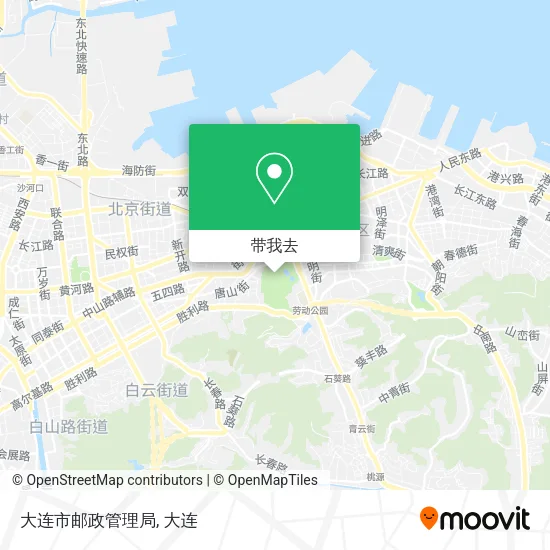 大连市邮政管理局地图