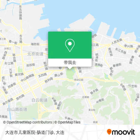 大连市儿童医院-肠道门诊地图
