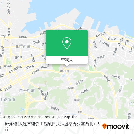 游泳馆(大连市建设工程项目执法监察办公室西北)地图