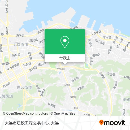 大连市建设工程交易中心地图