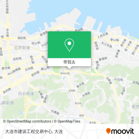 大连市建设工程交易中心地图