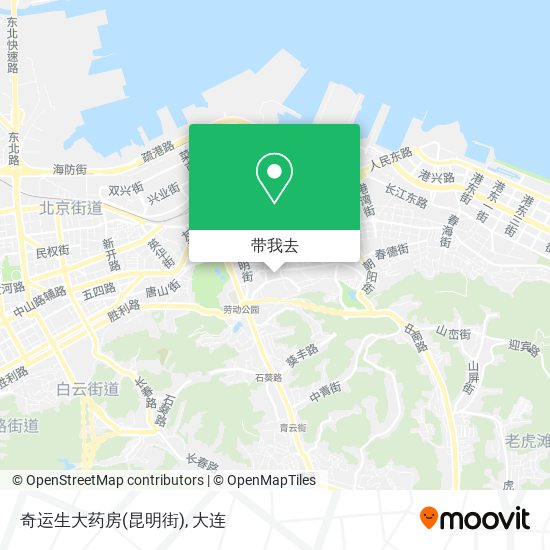 奇运生大药房(昆明街)地图