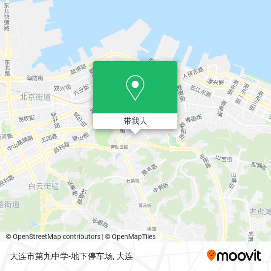 大连市第九中学-地下停车场地图