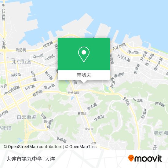 大连市第九中学地图