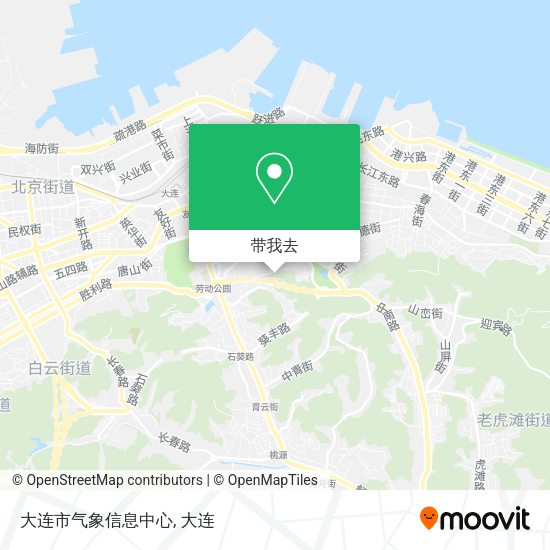 大连市气象信息中心地图