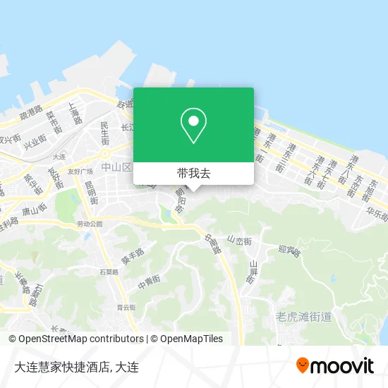 大连慧家快捷酒店地图