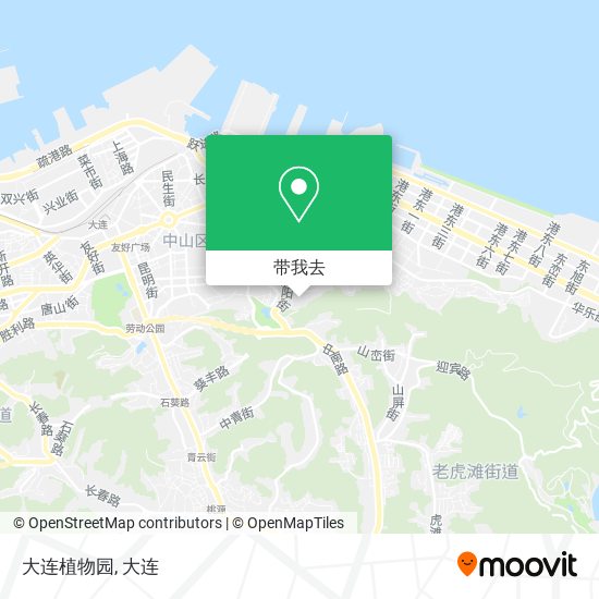 大连植物园地图