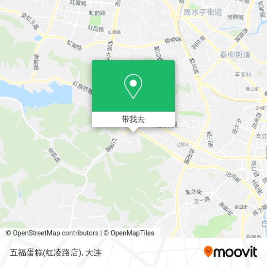 五福蛋糕(红凌路店)地图
