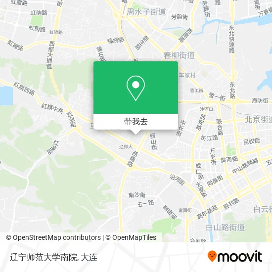 辽宁师范大学南院地图
