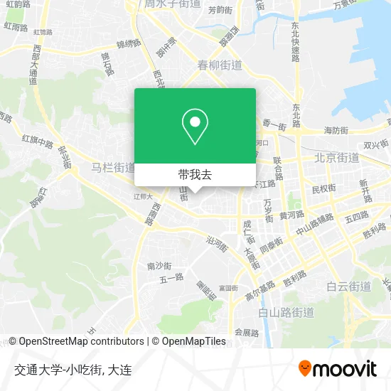 交通大学-小吃街地图