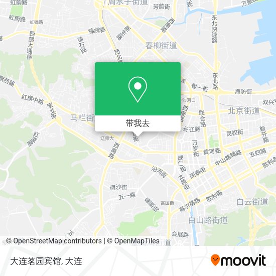 大连茗园宾馆地图