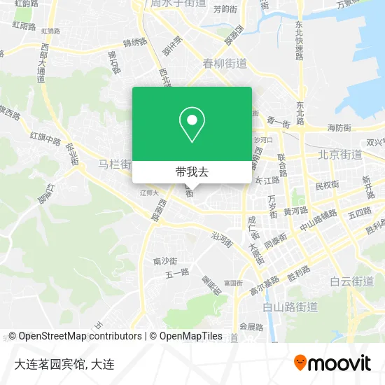 大连茗园宾馆地图