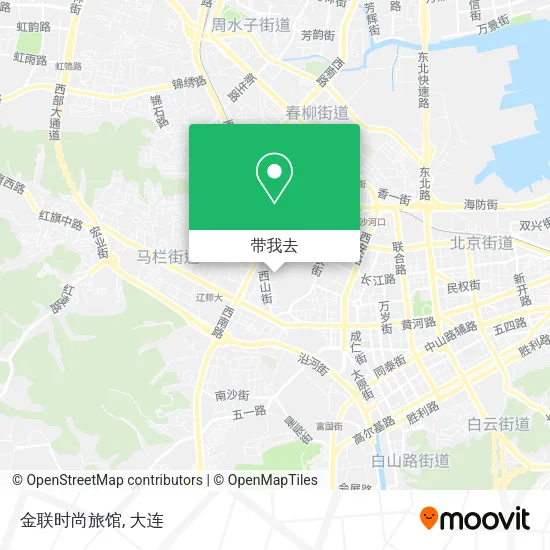 金联时尚旅馆地图